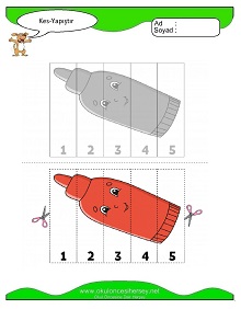 Kes Yapıştır Çalışma Sayfaları